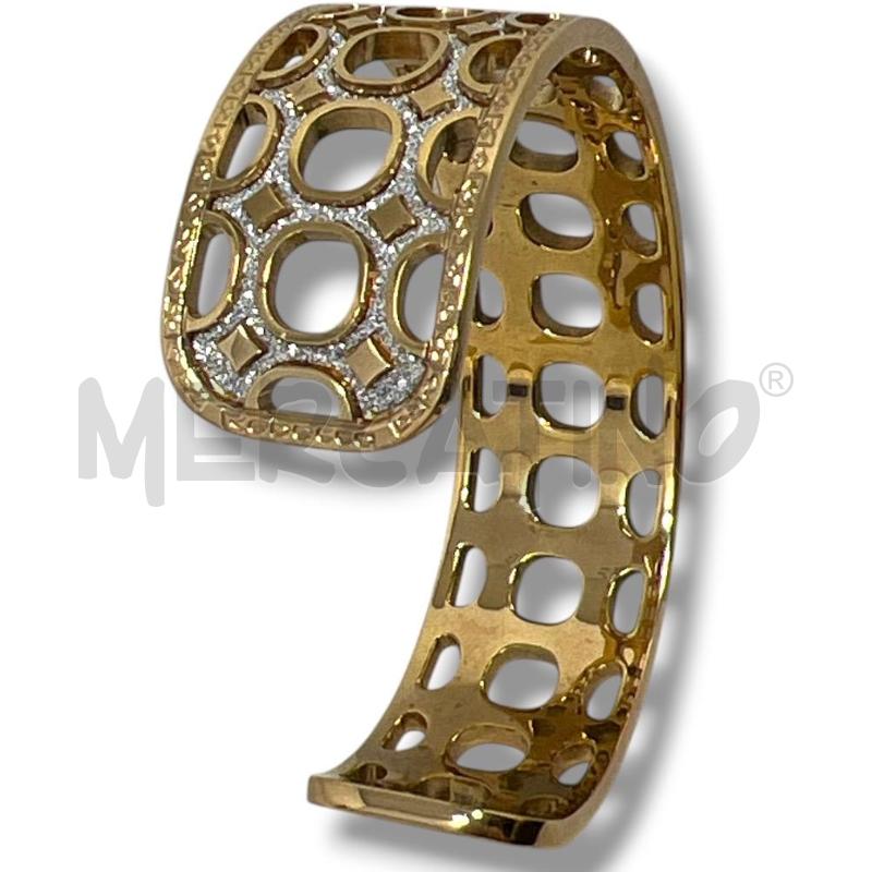 BRACCIALE REBECCA RIGIDO SEVENTIES DORATO GEOMETRIE | Mercatino dell'Usato Rivoli 4