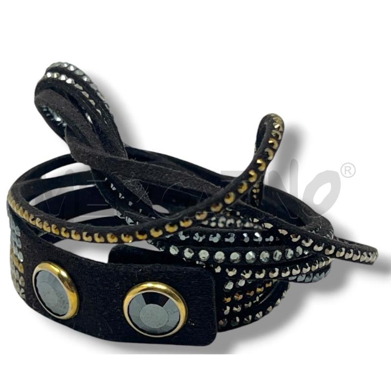 BRACCIALE SWAROVSKI 6 FILI DORATO ARGENTATO | Mercatino dell'Usato Rivoli 2