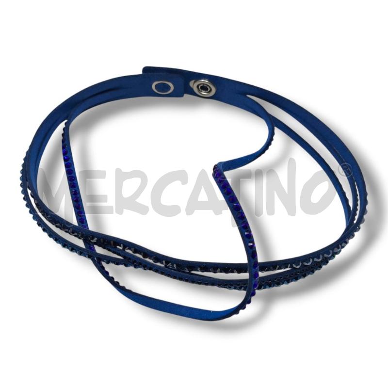BRACCIALE SWAROVSKI SLAKE BLU  | Mercatino dell'Usato Rivoli 1