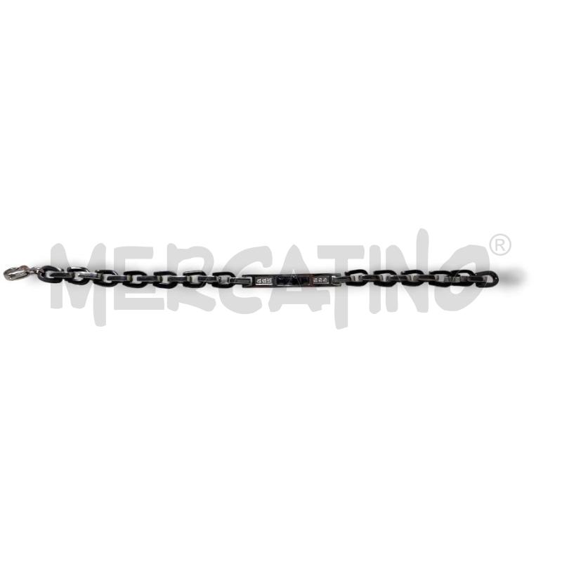 BRACCIALE UOMO CATENA NERA CROMATA | Mercatino dell'Usato Rivoli 3