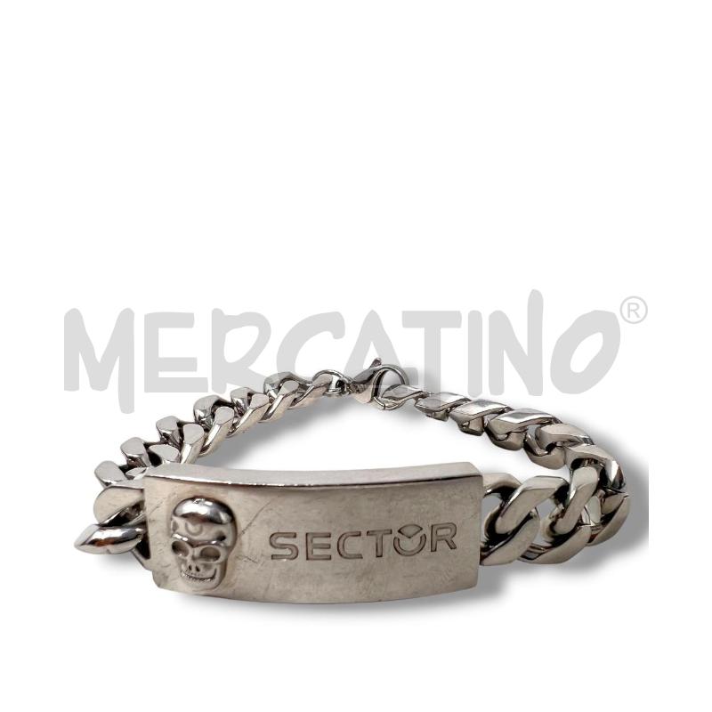 BRACCIALE UOMO SECTOR CATENA TESCHIO 22.5CM | Mercatino dell'Usato Rivoli 1