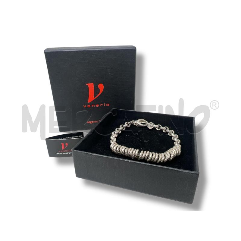 BRACCIALE VENERIO ARG 925 CATENA CON RONDELLINE | Mercatino dell'Usato Rivoli 1
