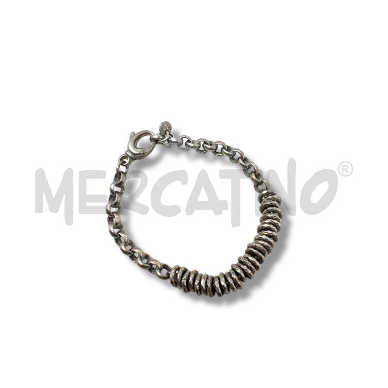BRACCIALE VENERIO ARG 925 CATENA CON RONDELLINE | Mercatino dell'Usato Rivoli 2