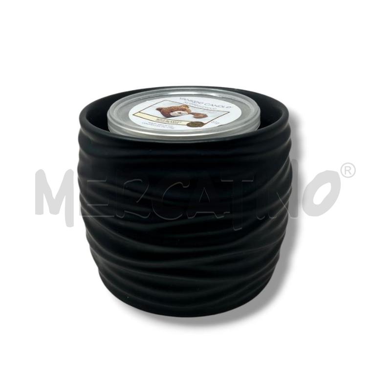 BRUCIA ESSENZE YANKEE CANDLE NERO+CANDELA | Mercatino dell'Usato Rivoli 1