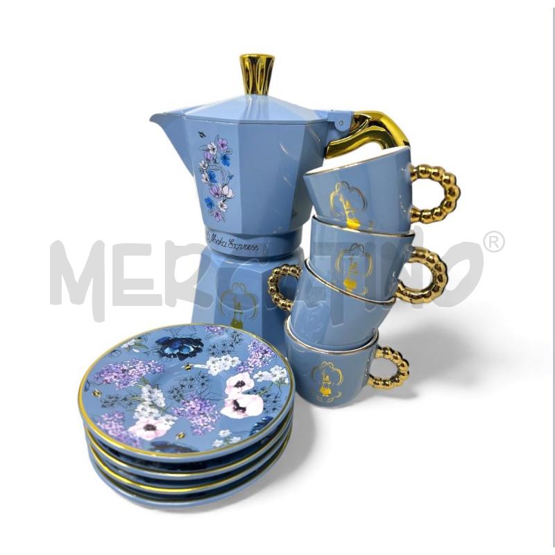 CAFFETTIERA BIALETTI MOKA EXPRESS BRIDGERTON + 4+4 | Mercatino dell'Usato Rivoli 1