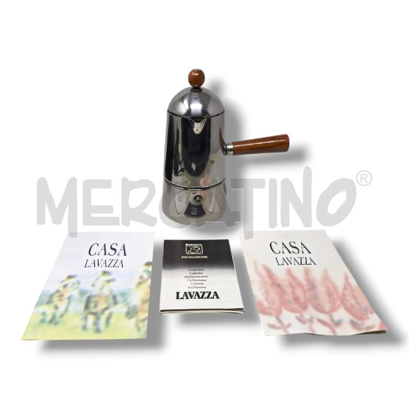 CAFFETTIERA LAVAZZA CARMENCITA MANICO LEGNO | Mercatino dell'Usato Rivoli 1