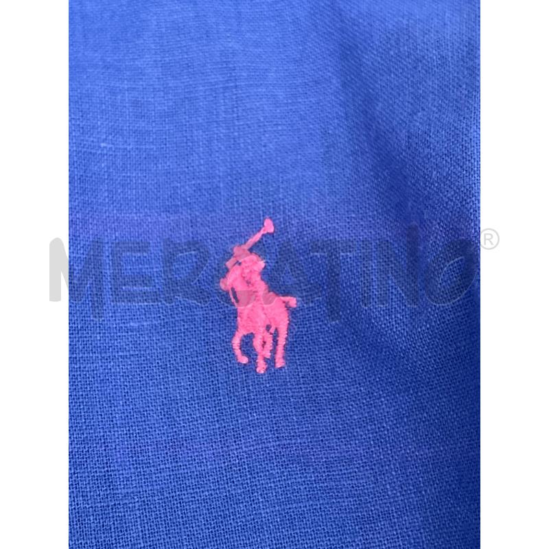 CAMICIA BIMBO RALPH LAUREN BLU ELETTRICO 55LINO | Mercatino dell'Usato Rivoli 3