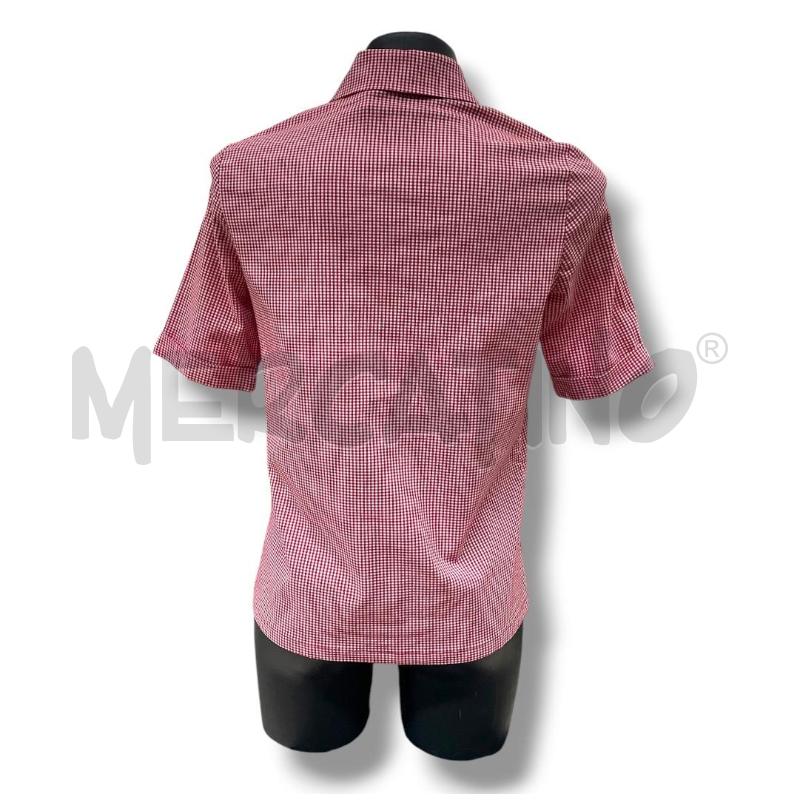 CAMICIA DONNA DIANA GALLESO BIANCA QUADRATINI ROSSI | Mercatino dell'Usato Rivoli 2