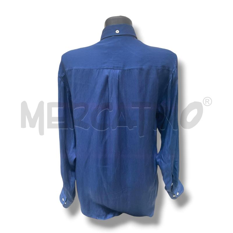 CAMICIA DONNA ERVE JACQUES BLU COSTINE 100 SETA | Mercatino dell'Usato Rivoli 2