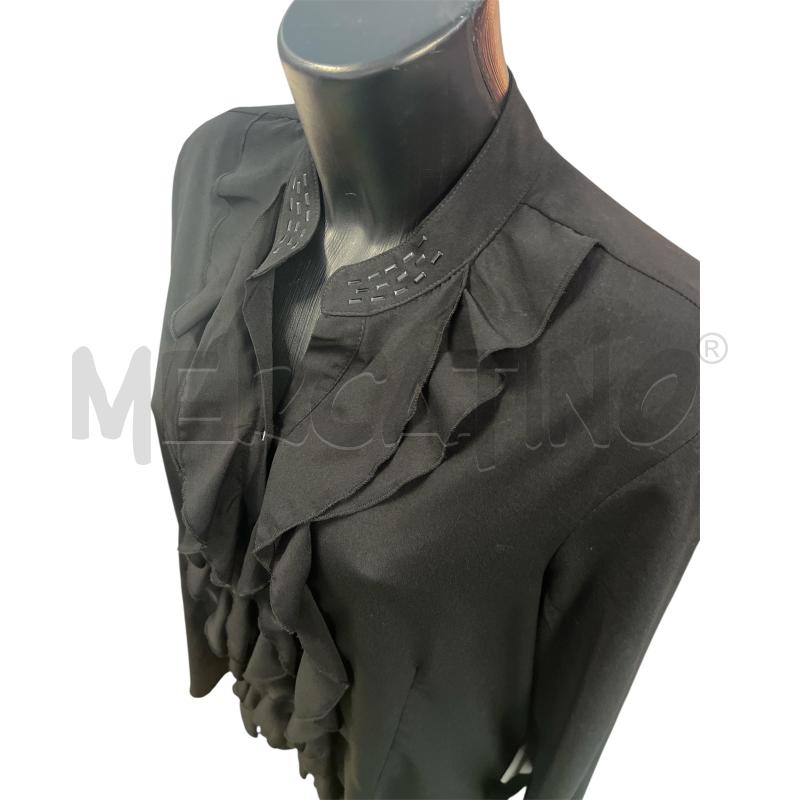 CAMICIA DONNA FIORELLA RUBINO NERA VOULANT  | Mercatino dell'Usato Rivoli 3