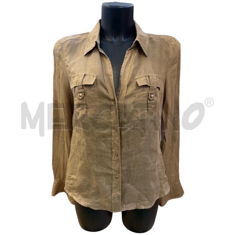 CAMICIA DONNA MARELLA SPORT MARRONE RAMIE  | Mercatino dell'Usato Rivoli 1