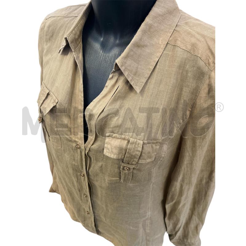 CAMICIA DONNA MARELLA SPORT MARRONE RAMIE  | Mercatino dell'Usato Rivoli 3