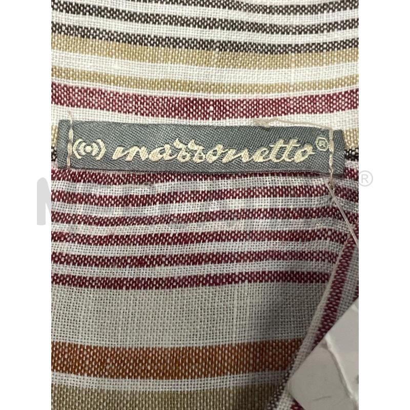 CAMICIA DONNA MAZZONETTO RIGHE MARR 100LINO SMANICATA | Mercatino dell'Usato Rivoli 3