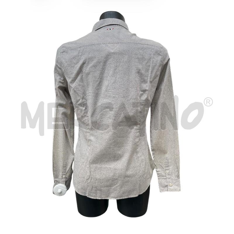 CAMICIA DONNA NAPAPIJRI BIANCA POIS BLU | Mercatino dell'Usato Rivoli 2
