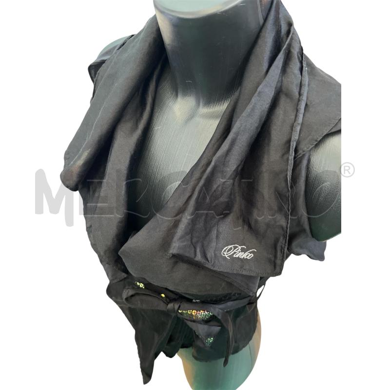 CAMICIA DONNA PINKO NERA SCOLLO VOULANT 45 SETA | Mercatino dell'Usato Rivoli 3