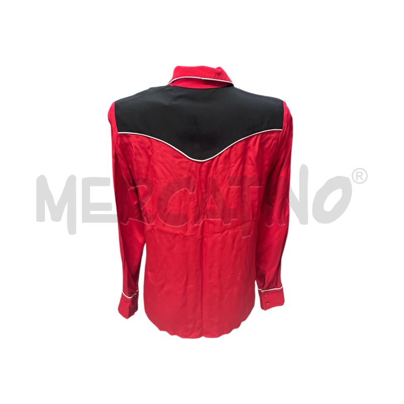 CAMICIA DONNA PINKO ROSS NERA PROFILI BIANCHI | Mercatino dell'Usato Rivoli 3