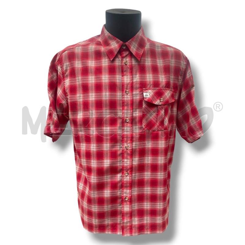 CAMICIA SPORT MCKNLEY TG.M QUADRI ARANCIO/ROSSI | Mercatino dell'Usato Rivoli 1