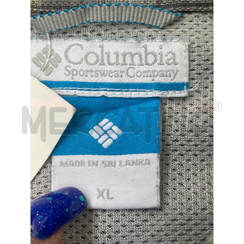 CAMICIA SPORT UOMO COLUMBIA TG.XL QUADRI GRIGI VERDI | Mercatino dell'Usato Rivoli 3