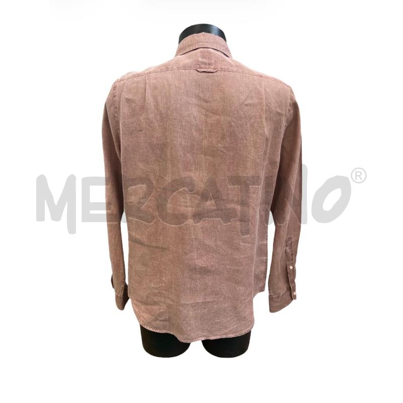 CAMICIA UOMO BOGGI TERRACOTTA 100 LINO | Mercatino dell'Usato Rivoli 2