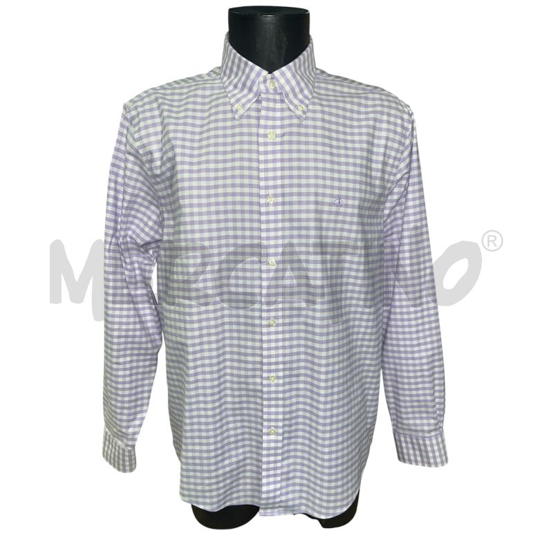CAMICIA UOMO BROOKS BROTHERS SCACCHI BIANCO LILLA | Mercatino dell'Usato Rivoli 1