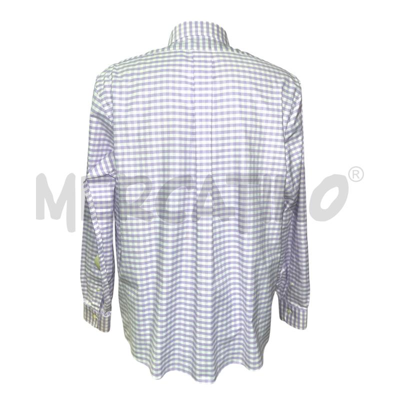 CAMICIA UOMO BROOKS BROTHERS SCACCHI BIANCO LILLA | Mercatino dell'Usato Rivoli 2