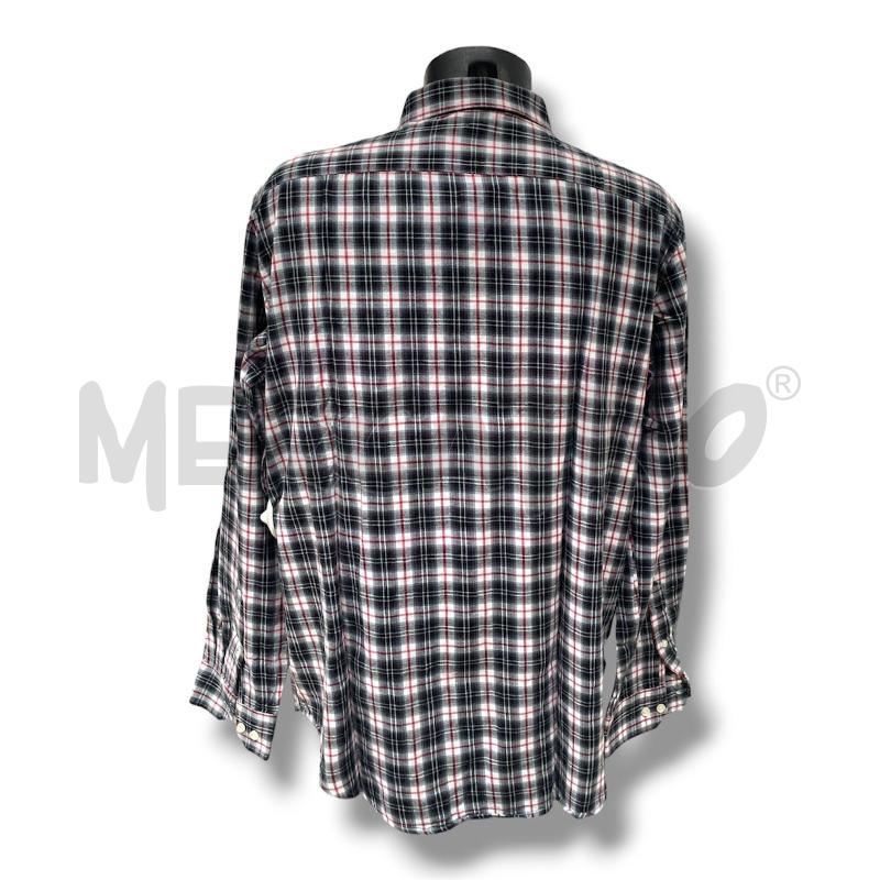 CAMICIA UOMO CARRERA QUADRETTATA BIANCA NERA ROSSA | Mercatino dell'Usato Rivoli 2
