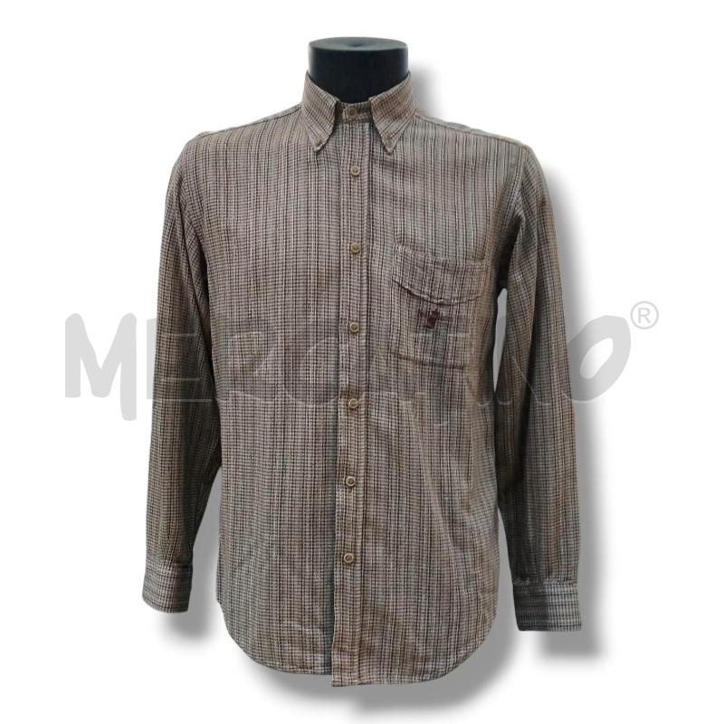 CAMICIA UOMO MARLBORO CLASSIC TORTORA MICRO QUADRI | Mercatino dell'Usato Rivoli 1