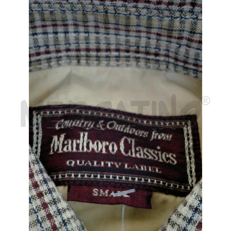 CAMICIA UOMO MARLBORO CLASSIC TORTORA MICRO QUADRI | Mercatino dell'Usato Rivoli 3