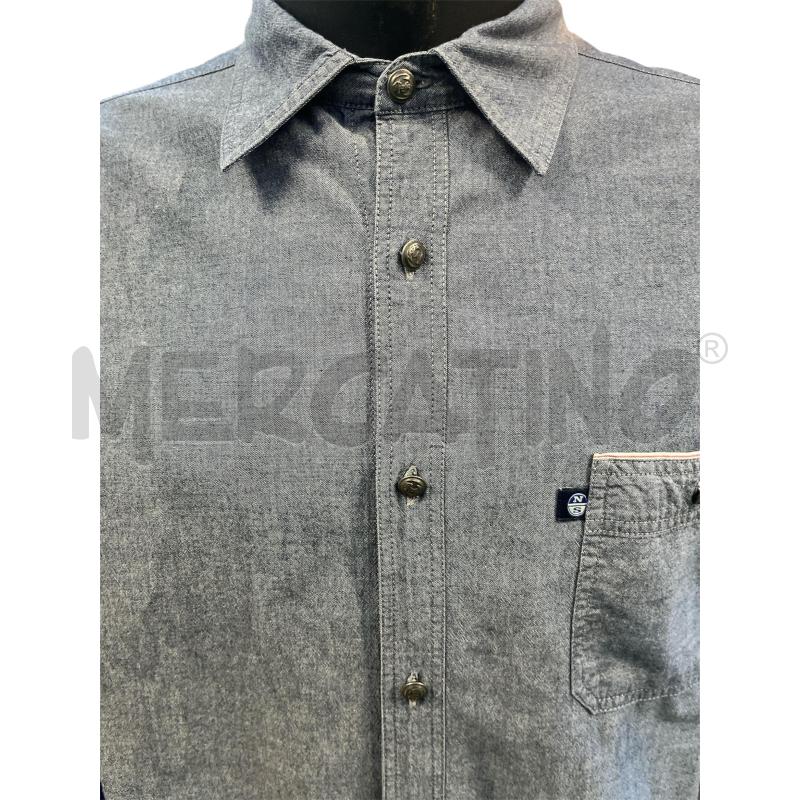 CAMICIA UOMO NORTH SAILS GRIGIO DENIM  | Mercatino dell'Usato Rivoli 3