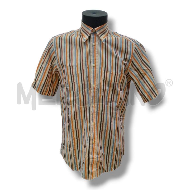 CAMICIA UOMO PIERRE BLAMAIN SABBIA RIGHE  | Mercatino dell'Usato Rivoli 1