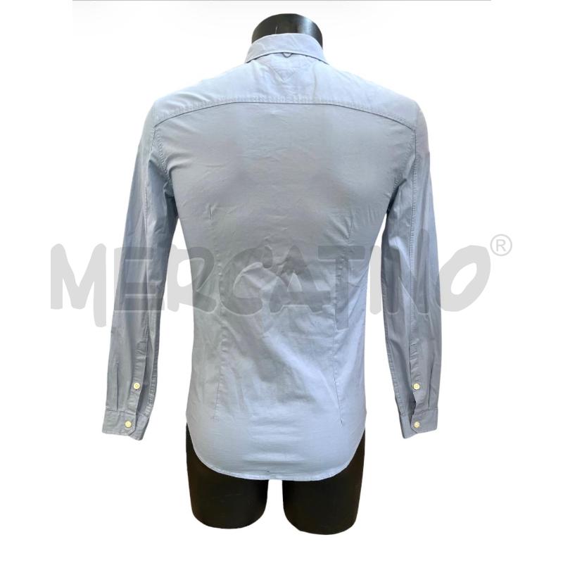 CAMICIA UOMO TOMMY JEANS AZZURRA SLIM FIT | Mercatino dell'Usato Rivoli 2