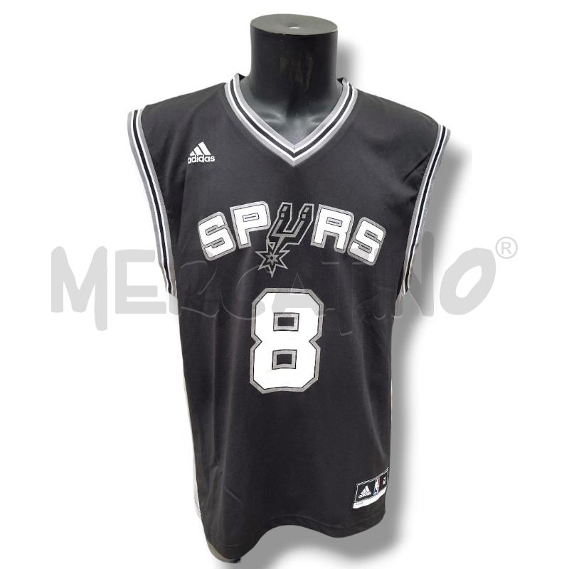 CANOTTA BASKET SPURS 8 MILLS TG M ADIDAS | Mercatino dell'Usato Rivoli 1