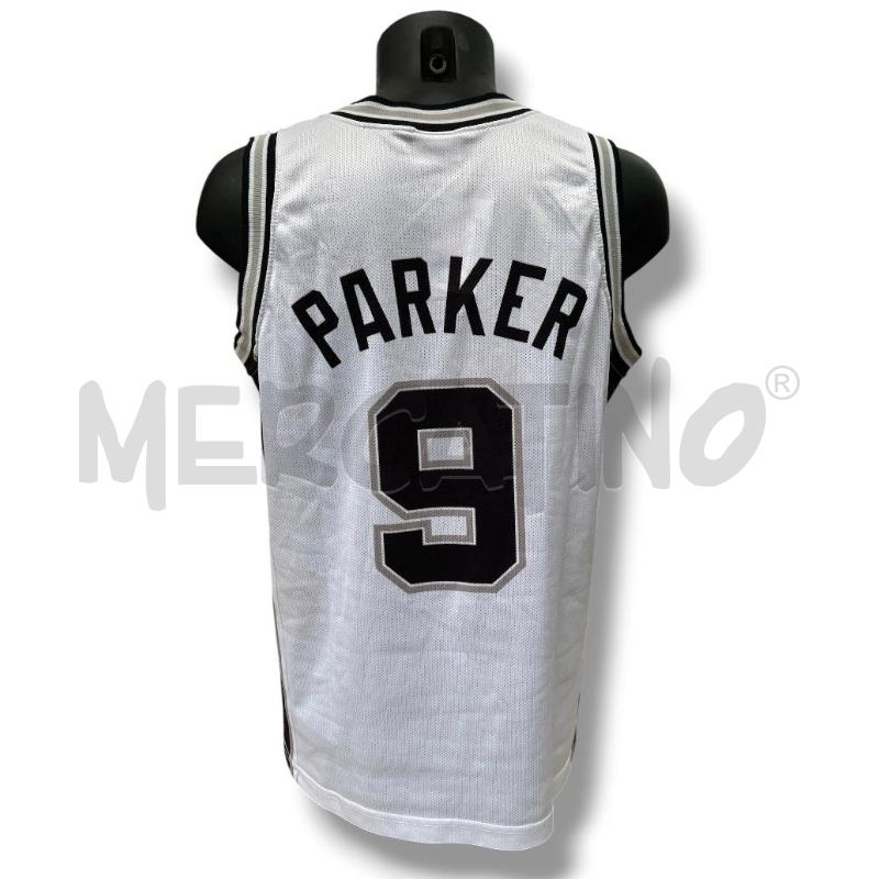 CANOTTA BASKET SPURS 9 PARKER TG M | Mercatino dell'Usato Rivoli 2