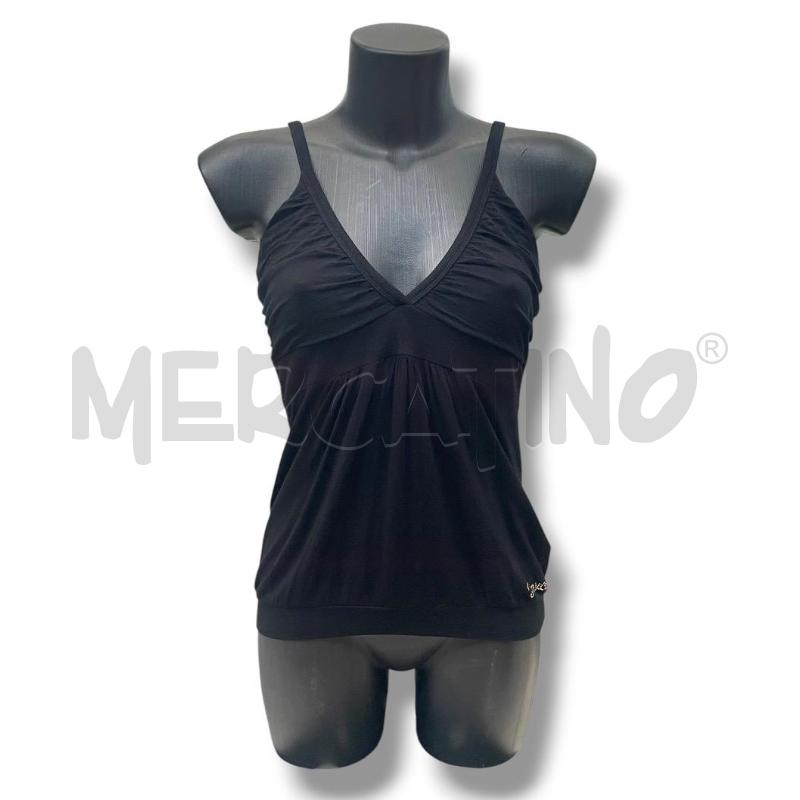 CANOTTA DONNA FIORUCCI NERA MORBIDA | Mercatino dell'Usato Rivoli 1