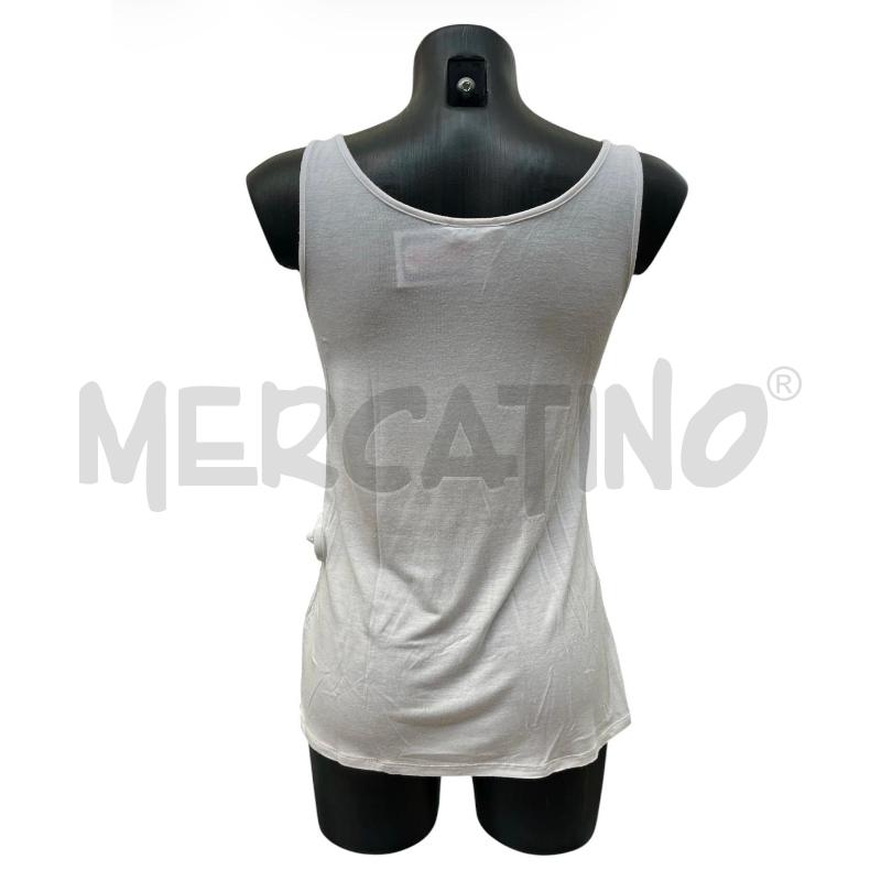 CANOTTA DONNA GUESS BIANCA PAILLETTES TIGRE | Mercatino dell'Usato Rivoli 2