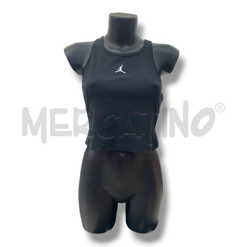 CANOTTA DONNA JORDAN NERA CROPP COSTINE | Mercatino dell'Usato Rivoli 1
