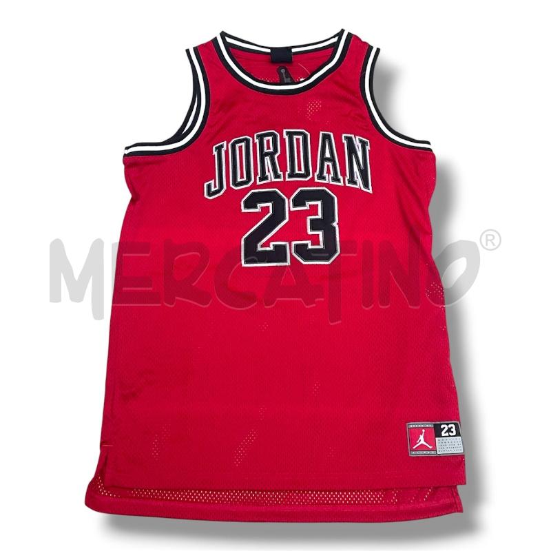 CANOTTA NBA JORDAN ROSSA NERA TG.13/15Y | Mercatino dell'Usato Rivoli 1