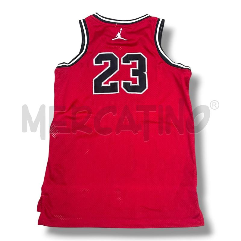 CANOTTA NBA JORDAN ROSSA NERA TG.13/15Y | Mercatino dell'Usato Rivoli 2