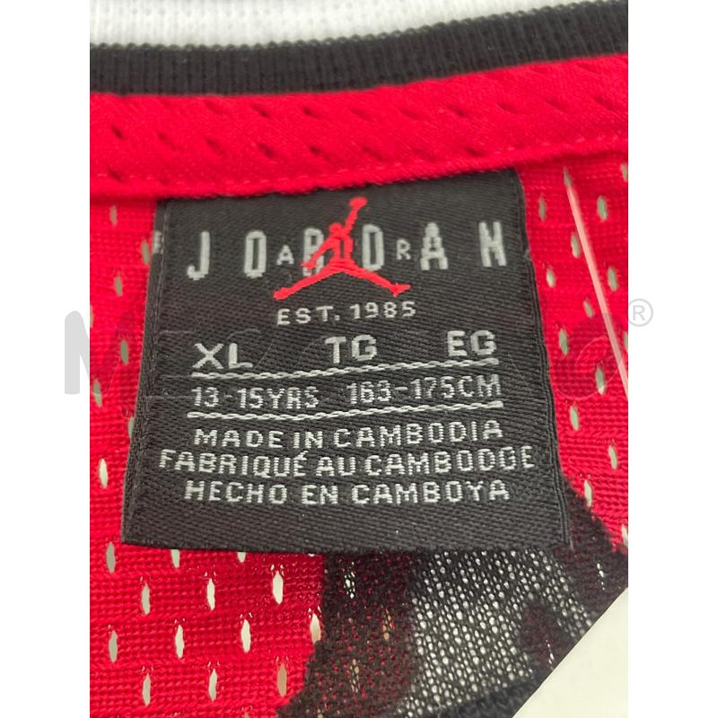 CANOTTA NBA JORDAN ROSSA NERA TG.13/15Y | Mercatino dell'Usato Rivoli 3