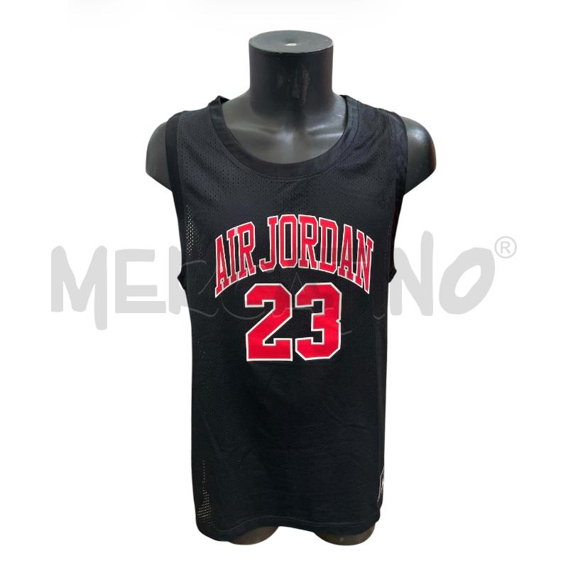 CANOTTA SPORT JORDAN NERA TG.L TRAFORATA | Mercatino dell'Usato Rivoli 1