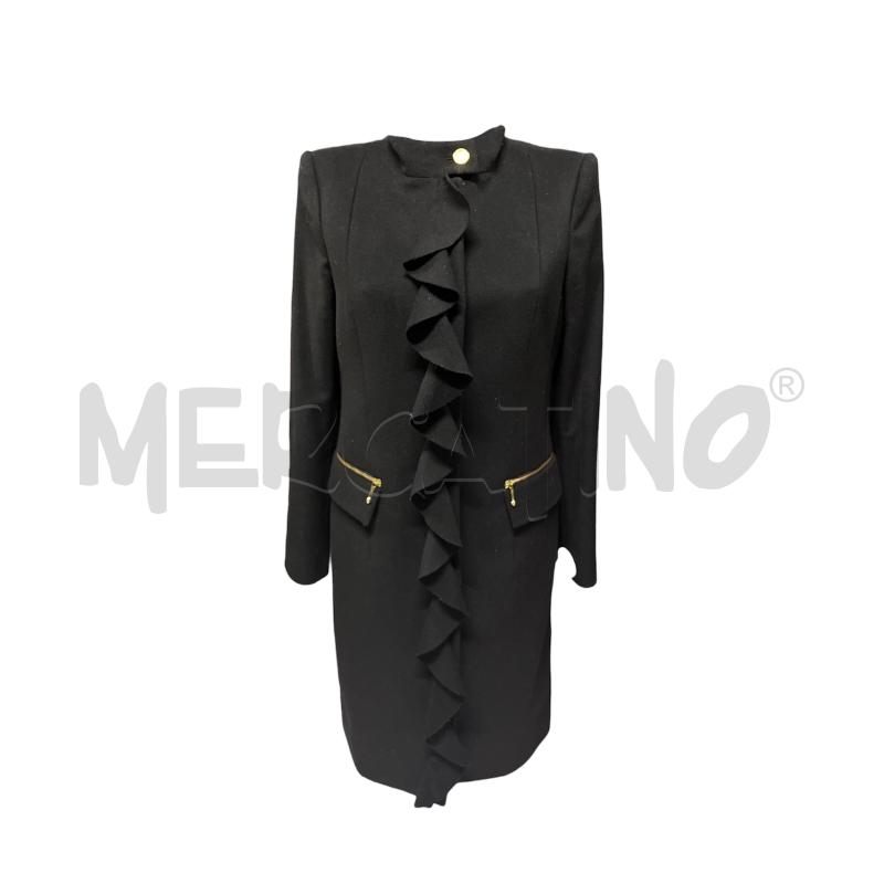 CAPPOTTO DONNA JUST CAVALLI NERO INERNO LEOPARDATO | Mercatino dell'Usato Rivoli 1