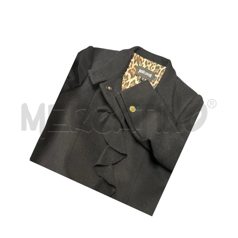 CAPPOTTO DONNA JUST CAVALLI NERO INERNO LEOPARDATO | Mercatino dell'Usato Rivoli 3