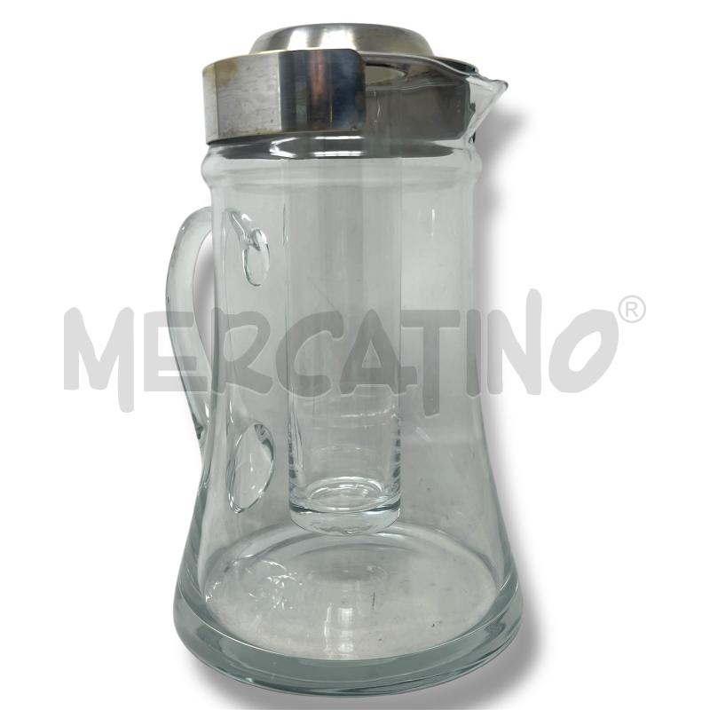 CARAFFA VETRO PROFILO SILVER PLATED | Mercatino dell'Usato Rivoli 2