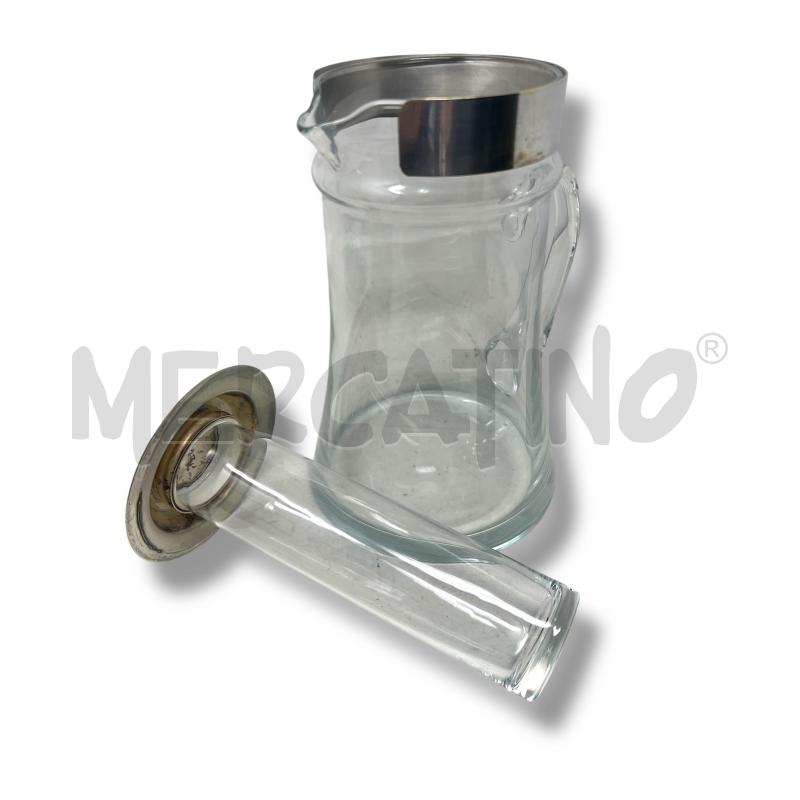 CARAFFA VETRO PROFILO SILVER PLATED | Mercatino dell'Usato Rivoli 3