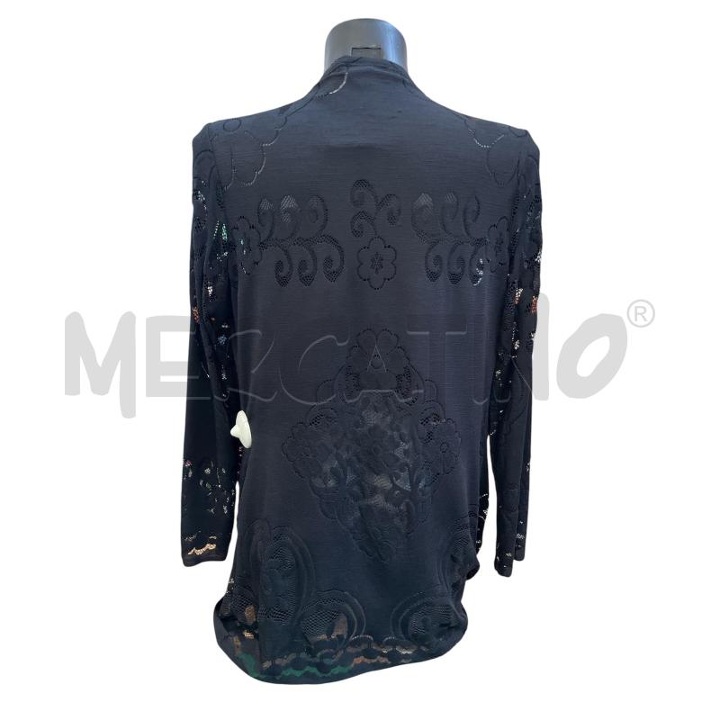 CARDIGAN DONNA JOSEPH RIBKOFF NERO RICAMI TRAFORATI | Mercatino dell'Usato Rivoli 2
