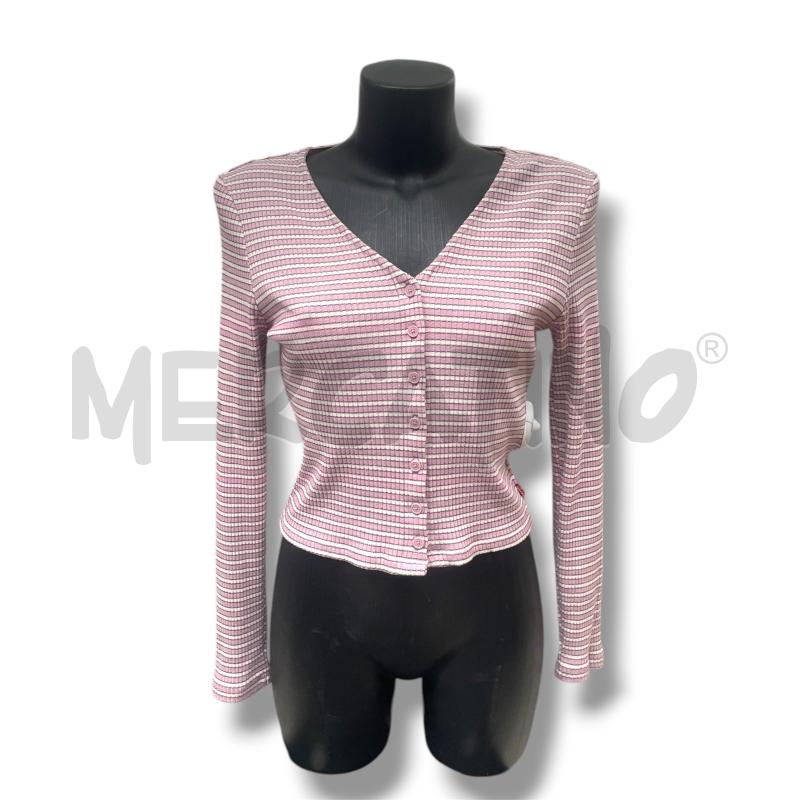 CARDIGAN DONNA LEVI'S RIGHE ROSA BIANCHE | Mercatino dell'Usato Rivoli 1