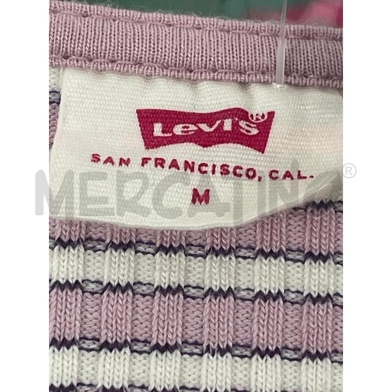 CARDIGAN DONNA LEVI'S RIGHE ROSA BIANCHE | Mercatino dell'Usato Rivoli 4