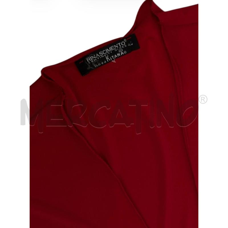CARDIGAN DONNA RINASCIMENTO ROSSO | Mercatino dell'Usato Rivoli 3