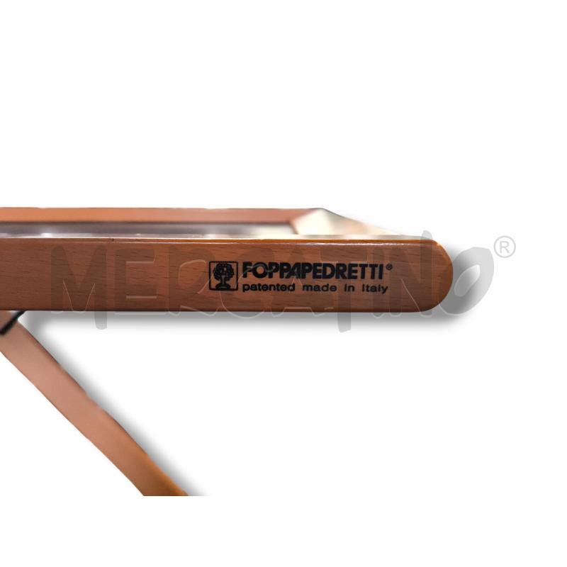 CARRELLINO FOPPAPEDRETTI LEGNO CILIEGIO VASSOI NERI 64 X 37 X 73 | Mercatino dell'Usato Rivoli 3