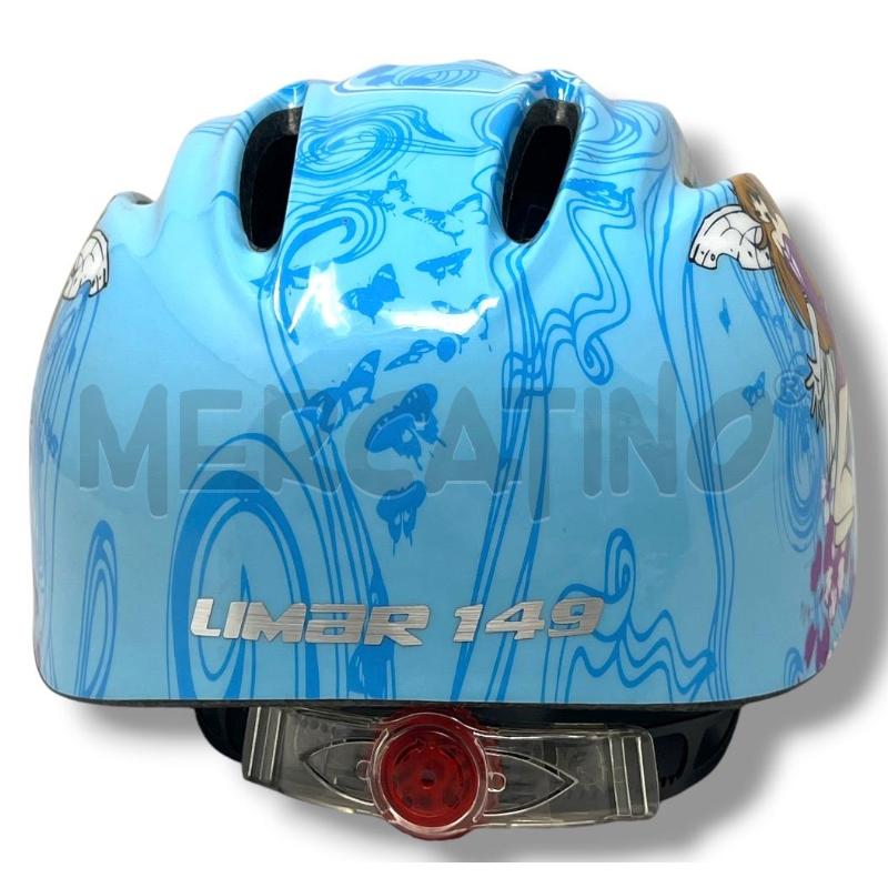 CASCO BICI JUNIOR BUTTERFLY AZZURRO LIMAR 149 | Mercatino dell'Usato Rivoli 2